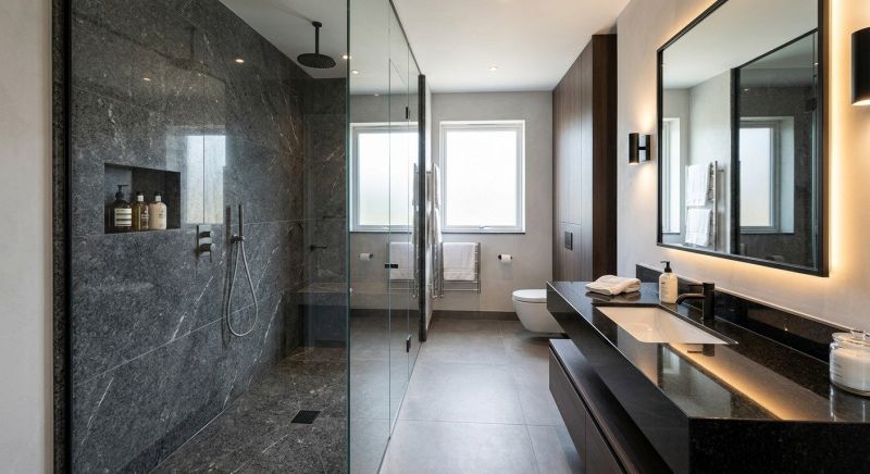 Granite Shower Installation in Litchfield County, CT